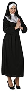 Atosa-95462 Disfraz Monja- color negro- M-L (95462)
