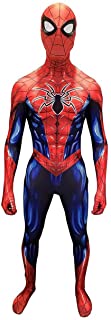 COSPLAY Disfraz del nuevo Spider-Man Traje ajustado de cuerpo completo con máscara(XS)