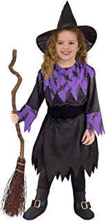 Ciao 61290.3-4.DS - Disfraz de bruja para niña (3 a 4 años)- color negro y morado