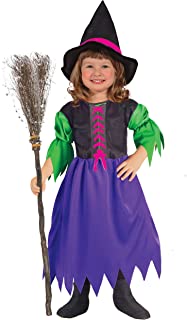 Ciao 61319.3-4.DS - Disfraz de bruja para niña- 3 – 4 años- multicolor