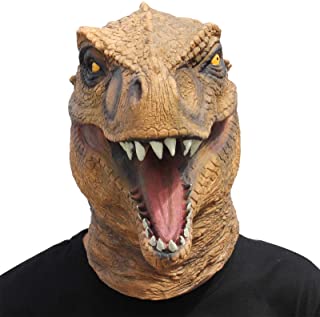 CreepyParty Fiesta de Disfraces de Halloween Máscara de Látex  Cabeza de Animal Dinosaurio