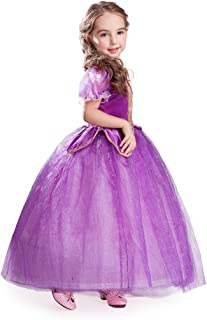 ELSA & ANNA® Princesa Disfraz Traje Parte Las Niñas Vestido (Girls Princess Fancy Dress) ES-NW11-RAP (5-6 Años- NW11-RAP)