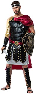 EraSpooky Disfraz de Gladiador Romano Disfraces Capa Fiesta de Halloween Traje Divertido Disfrazarse para Hombres Adultos