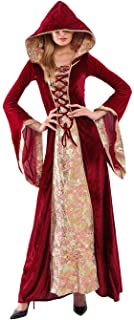 EraSpooky Disfraz de Medievales renacentistas para Mujer Vestido Retro de fantasía Fiesta de Halloween con Traje de Cosplay para Damas Adultas