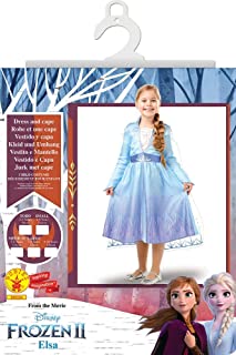 Frozen 2 Classic Disfraz Elsa Travel- S (3-4 años)- Multicolor- (Rubie.S 300284-S)