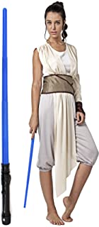 Gojoy Shop- Disfraz Completo y Espada Láser de Rey Palpatine de Star Wars 9 para Mujeres Carnaval (Contiene Espada Láser- Camiseta- Pantalón- Manga y Cinturón- Talla Unica)