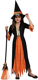 Halloween - Disfraz de Bruja gótica para niña- Talla L infantil 8-10 años (Rubie.s 881026-L)