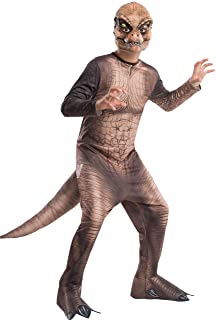 Jurassic World - Disfraz de dinosaurio T-Rex para niños- infantil talla 8-10 años (Rubie.s 610814-L)