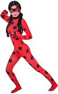 KIRALOVE Disfraz de Mariquita - niña - Mariquita - Disfraces de Mujer - Halloween - Carnaval - Cosplay - Talla m - Idea de Regalo Original Ladybug Cosplay