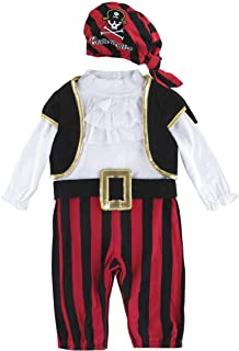 MOMBEBE COSLAND Monos para Bebé Niños Disfraz de Pirata con Gorro 100- Algodón