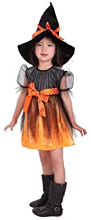Matissa Disfraz de Bruja de Halloween para niños