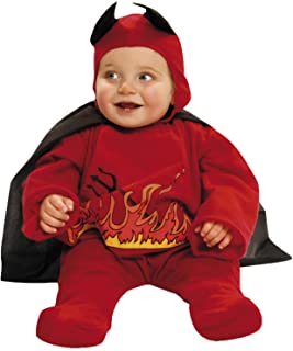 My Other Me Me-203263 Disfraz de diablillo con capa para niño- color rojo- 1-2 años (Viving Costumes 203263)
