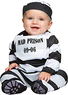 My Other Me Me-203293 Disfraz de preso bebé- 0-6 meses (Viving Costumes 203293)