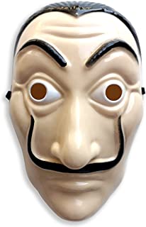 Máscara CASA de Papel rígida de Dali- ideal para el disfraz de CASA de Papel para la cara