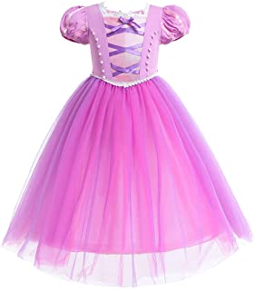 OBEEII Disfraz de Rapunzel Niña Traje de Princesa Sofia para niñas Infantil 4-9 Años