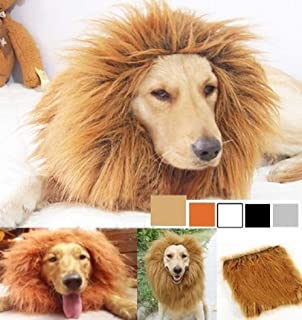 Peluca de león para mascotas- ideal como disfraz para perros y gatos