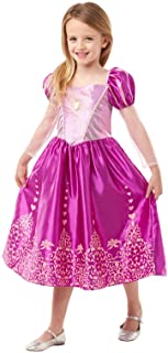 Princesas Disney - Disfraz de Rapunzel Deluxe para niña- infantil 5-6 años (Rubie.s 640722-M)