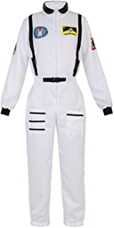 Rosfajiama Disfraz Astronauta Mujer Adulto NASA Cosplay Navidad Disfraz Halloween Mujer Traje Astronauta 6532