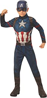 Rubies - Disfraz Oficial de los Vengadores del Capitán América para niños- Talla pequeña- Edad 3-4- Altura 117 cm