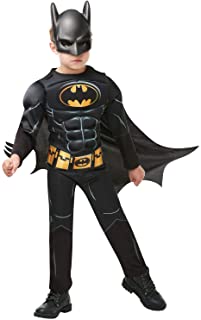 Rubies - Disfraz de Batman Deluxe para niño- 7-8 años (Rubies 300002-L)