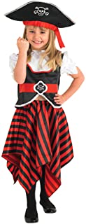 Rubies - Disfraz pirata para niña (883620S)