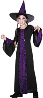 Smiffy.s 25073S- Disfraz de halloween bruja para niña- talla S (4 - 6 años)