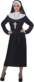 Smiffy.s Nun Costume Disfraz de monja de Smiffys- color negro- XS-UK Size 04-06 BR20423XS