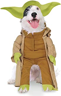 Star Wars - Disfraz de Yoda Deluxe para mascota- Talla M perro (Rubie.s 887893-M)