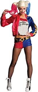 Suicide Squad Disfraz de Harley Quinn de Señora 4 Piezas Rojo Azul
