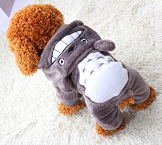 Xiaoyu cachorro cachorro perro mascota ropa de mascotas sudadera abrigo abrigo abrigo cachorro cachorro abrigo abrigo de invierno abrigo perrito traje de moda- gris- S
