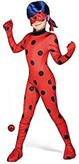 Yiija Fast Fun - Miraculous Disfraz Ladybug- 4-5 años (Viving Costumes 231155)