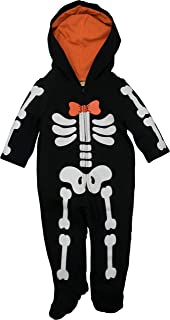 funstuff Divertido Disfraz de Esqueleto de Peluche con Mono con Patucos para Halloween para Bebé Niño (3-6 Meses)